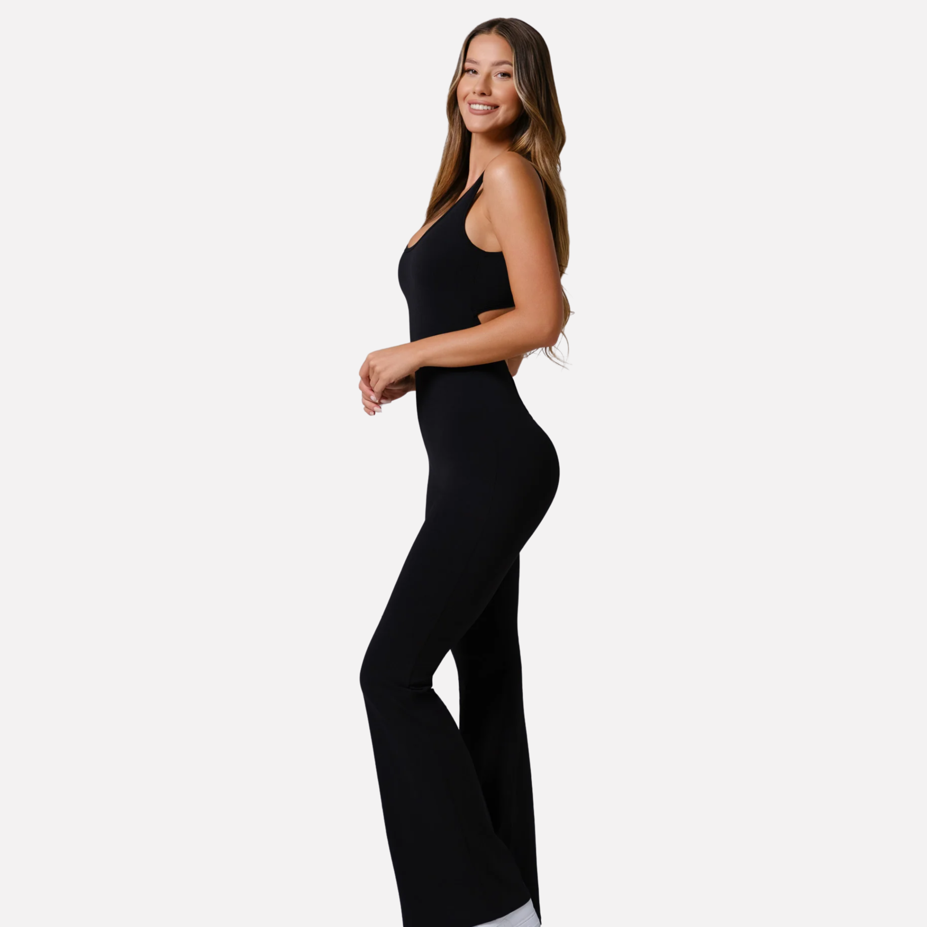 LuxeFlex Bodysuit | Black