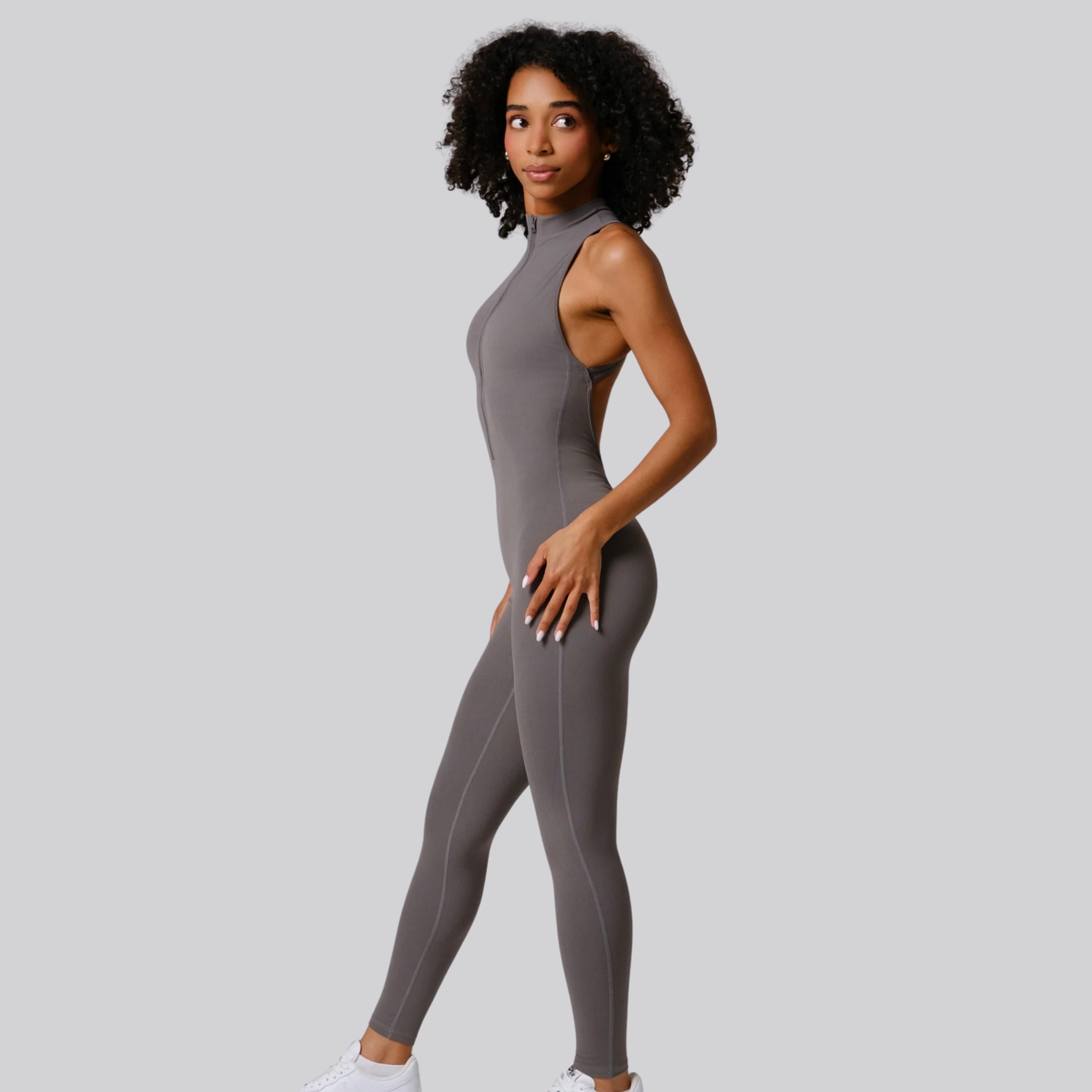 CurveFlex Bodysuit | Grey