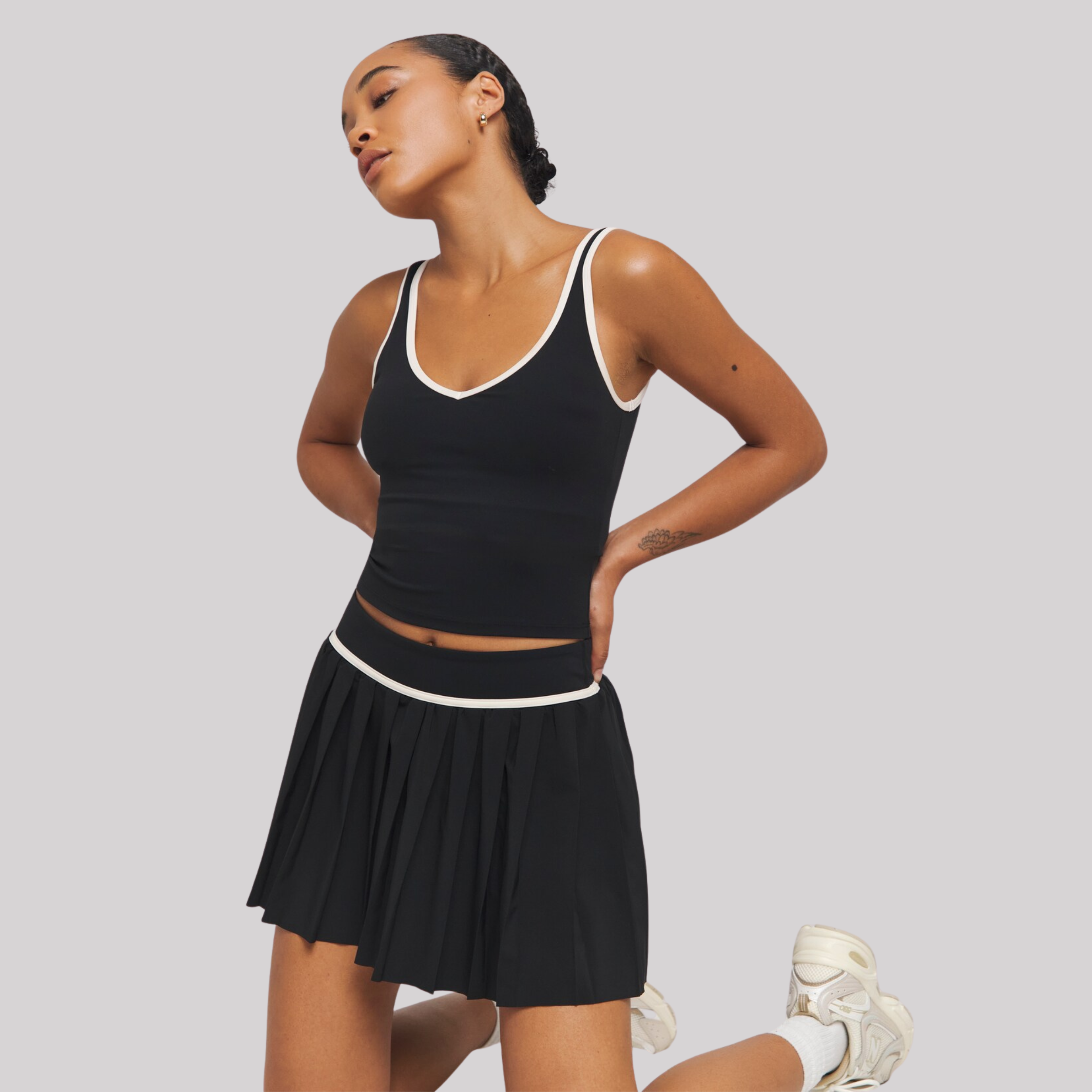 Super Sculpt Seamless Tops with Stripes