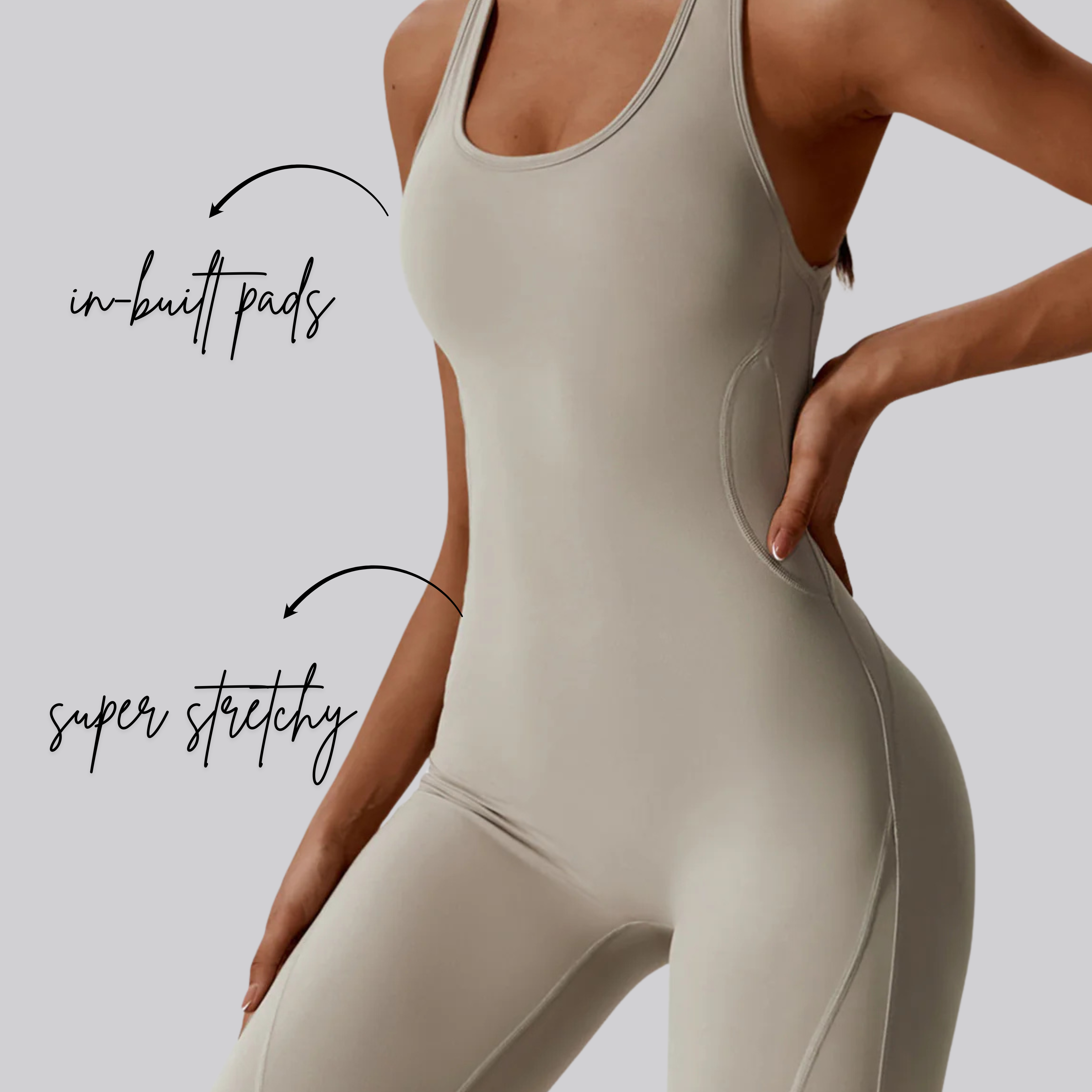 Essence Bodysuit | Beige