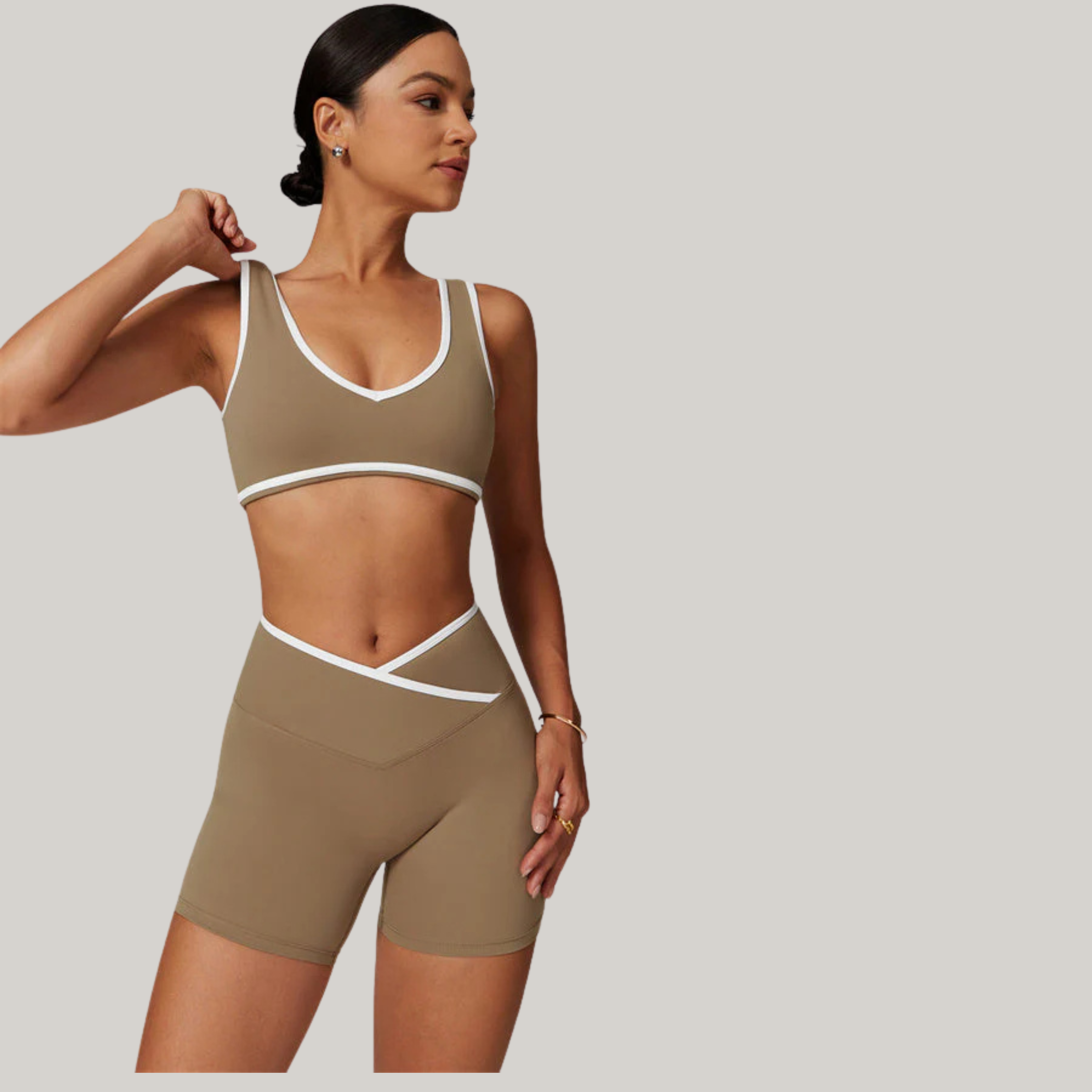 Flex Support Bras with Stripes