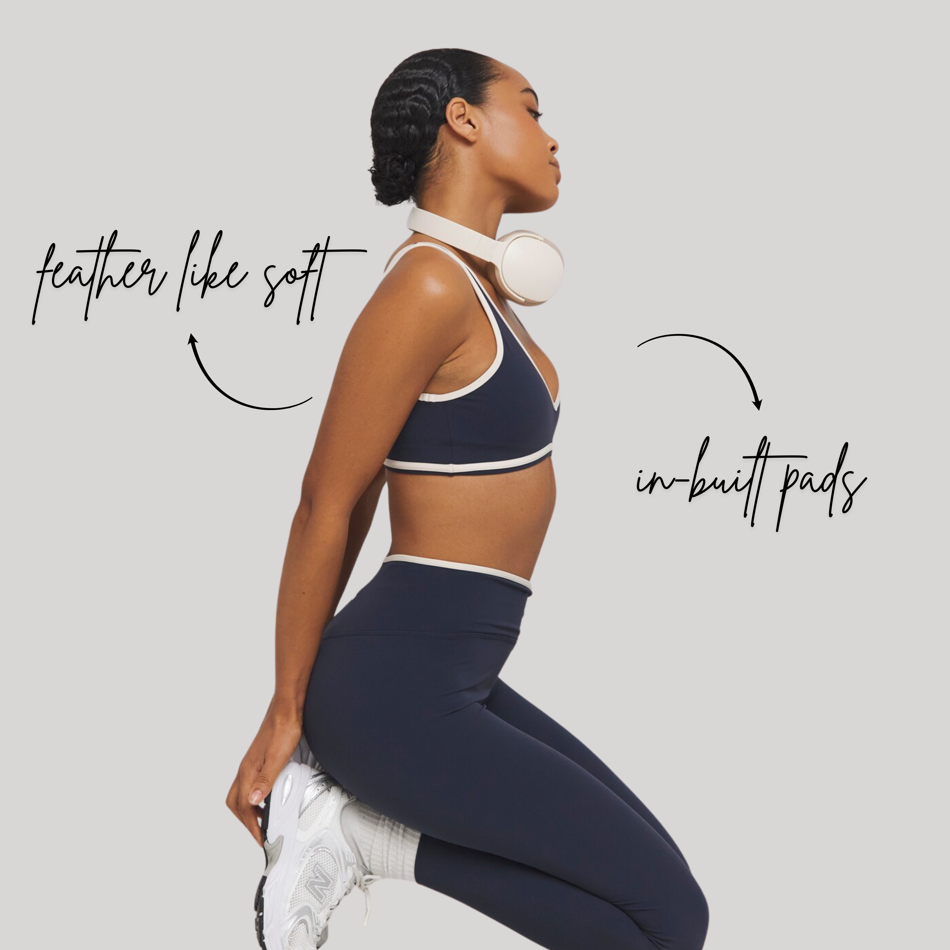 Flex Support Bras with Stripes
