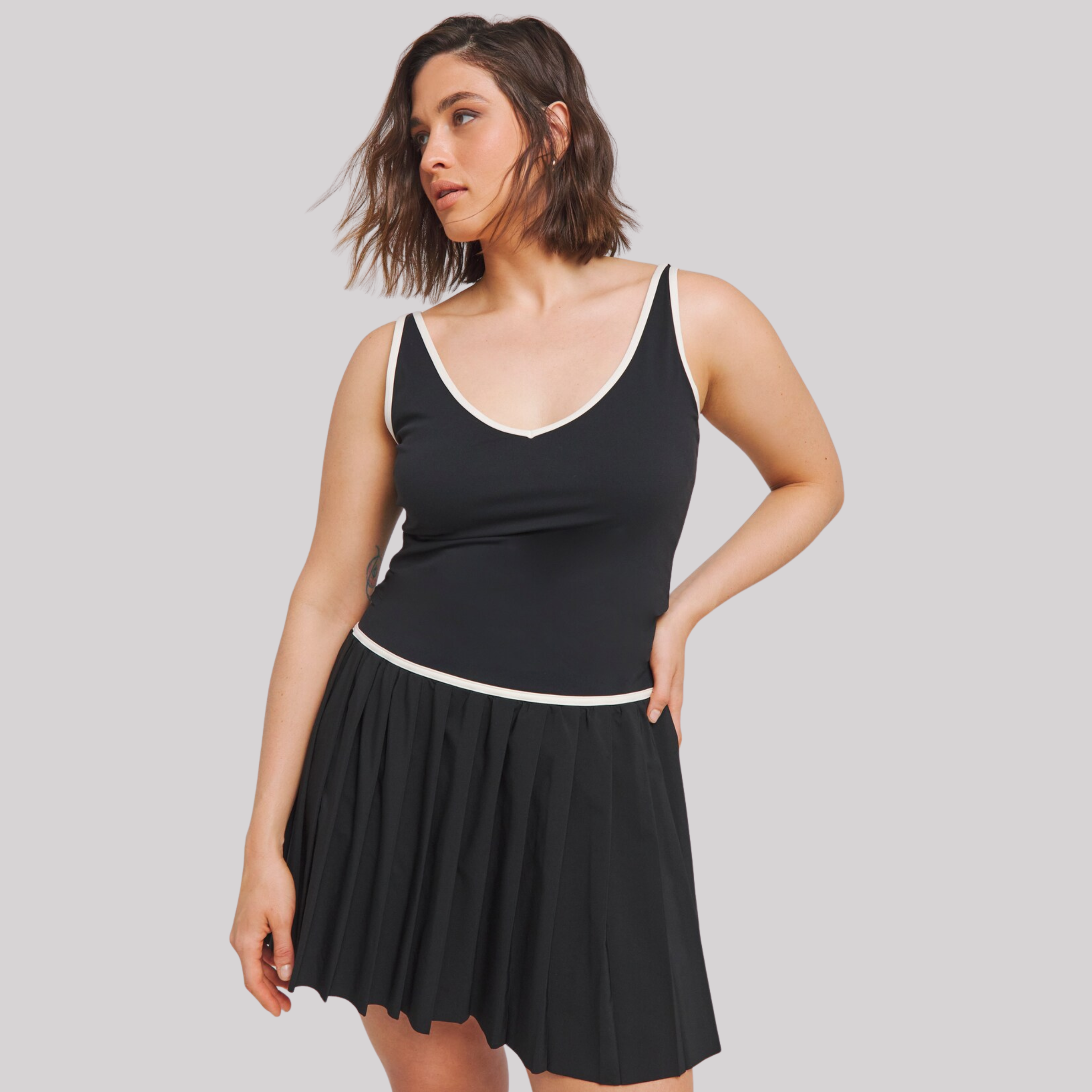 Super Sculpt Seamless Tops with Stripes
