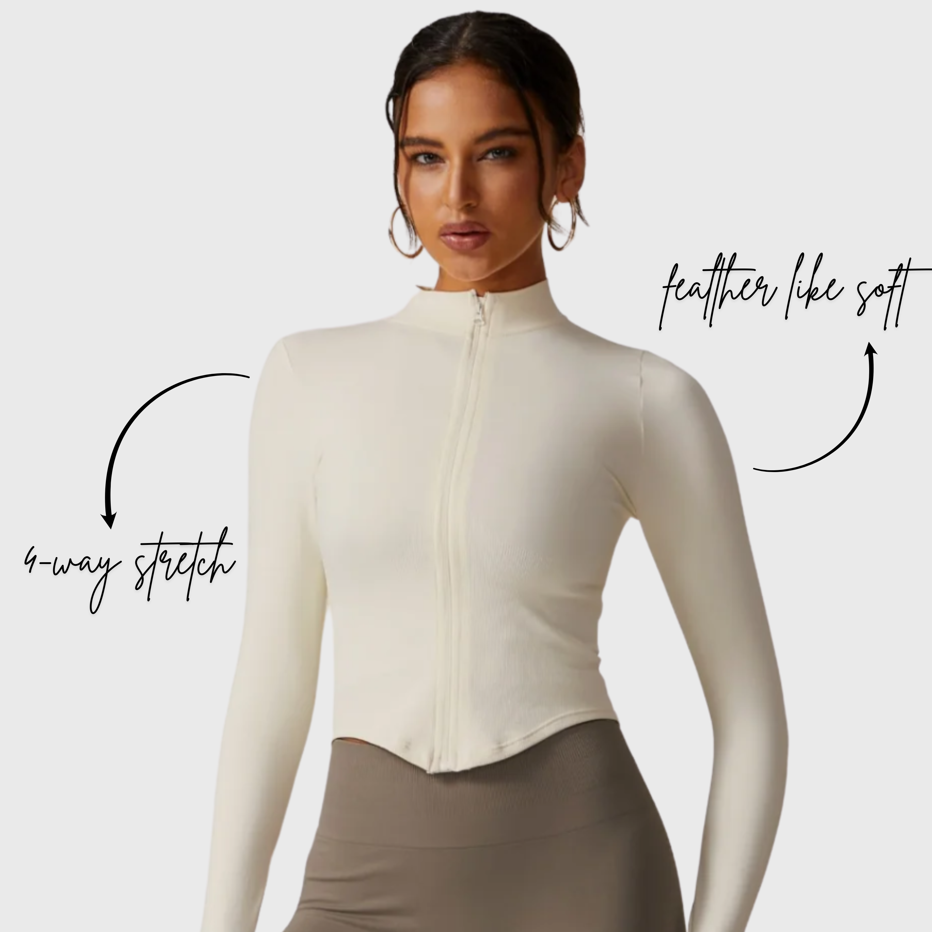 Core Stretch Jacket | White
