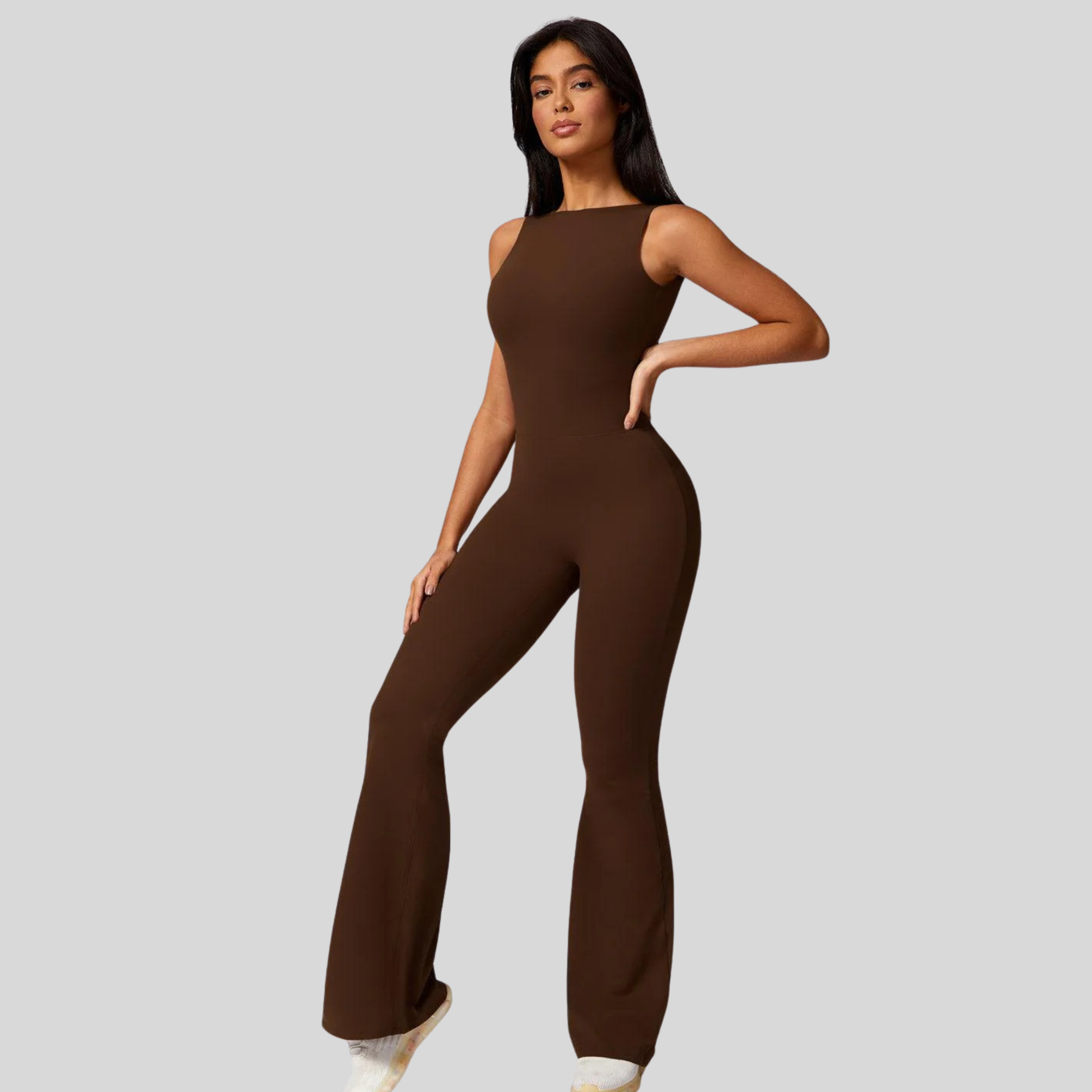 FlareFit Bodysuit | Brown