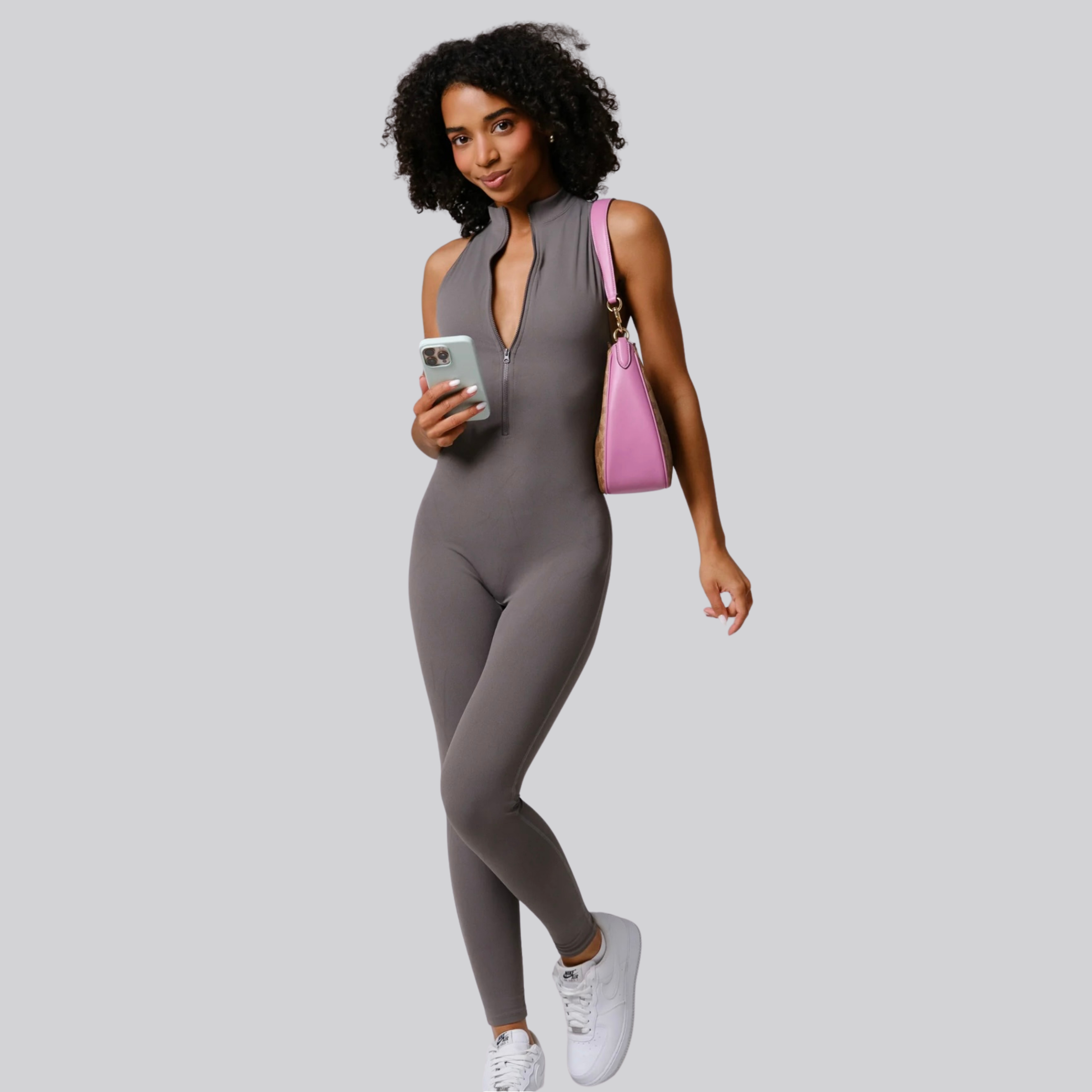 CurveFlex Bodysuit | Grey