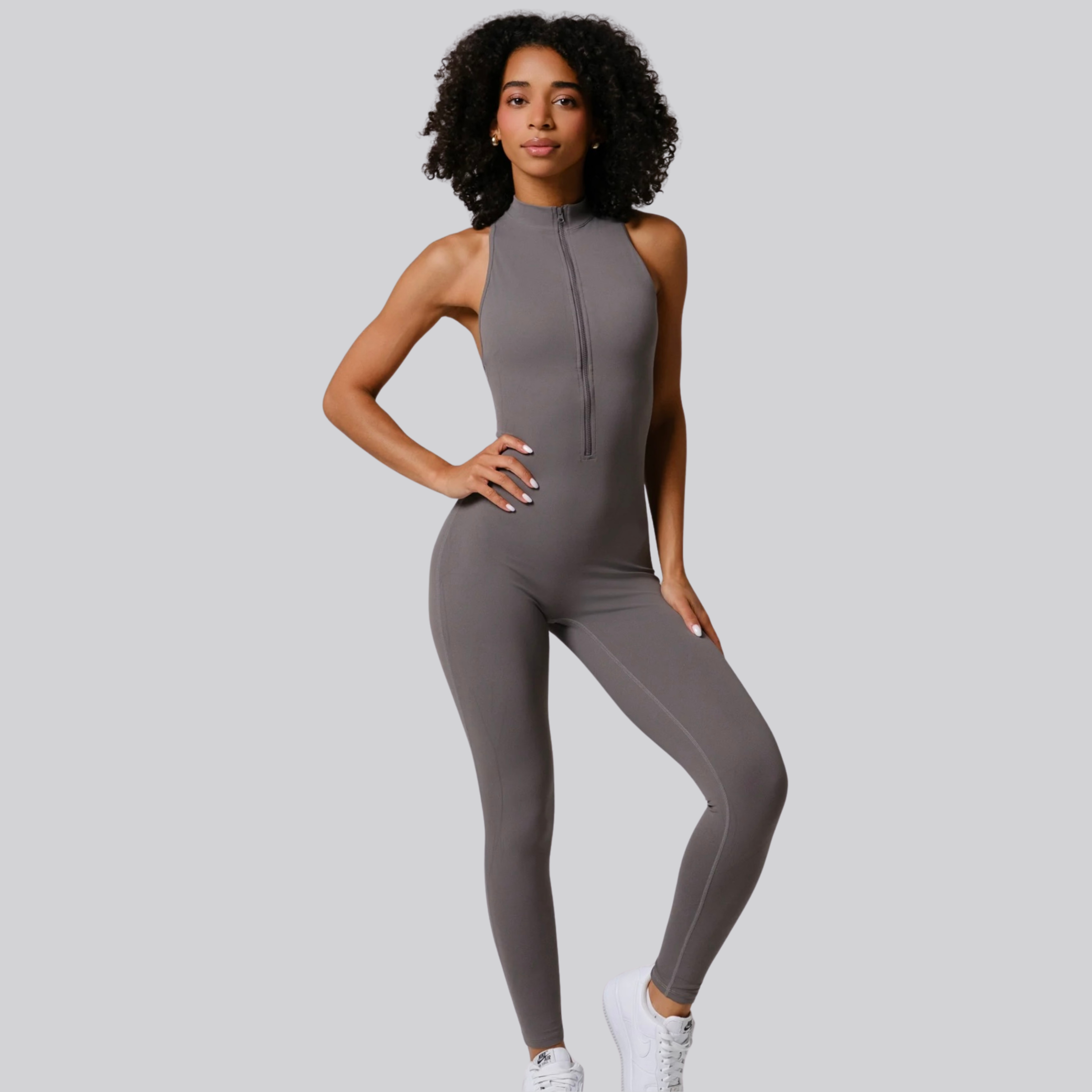CurveFlex Bodysuit | Grey