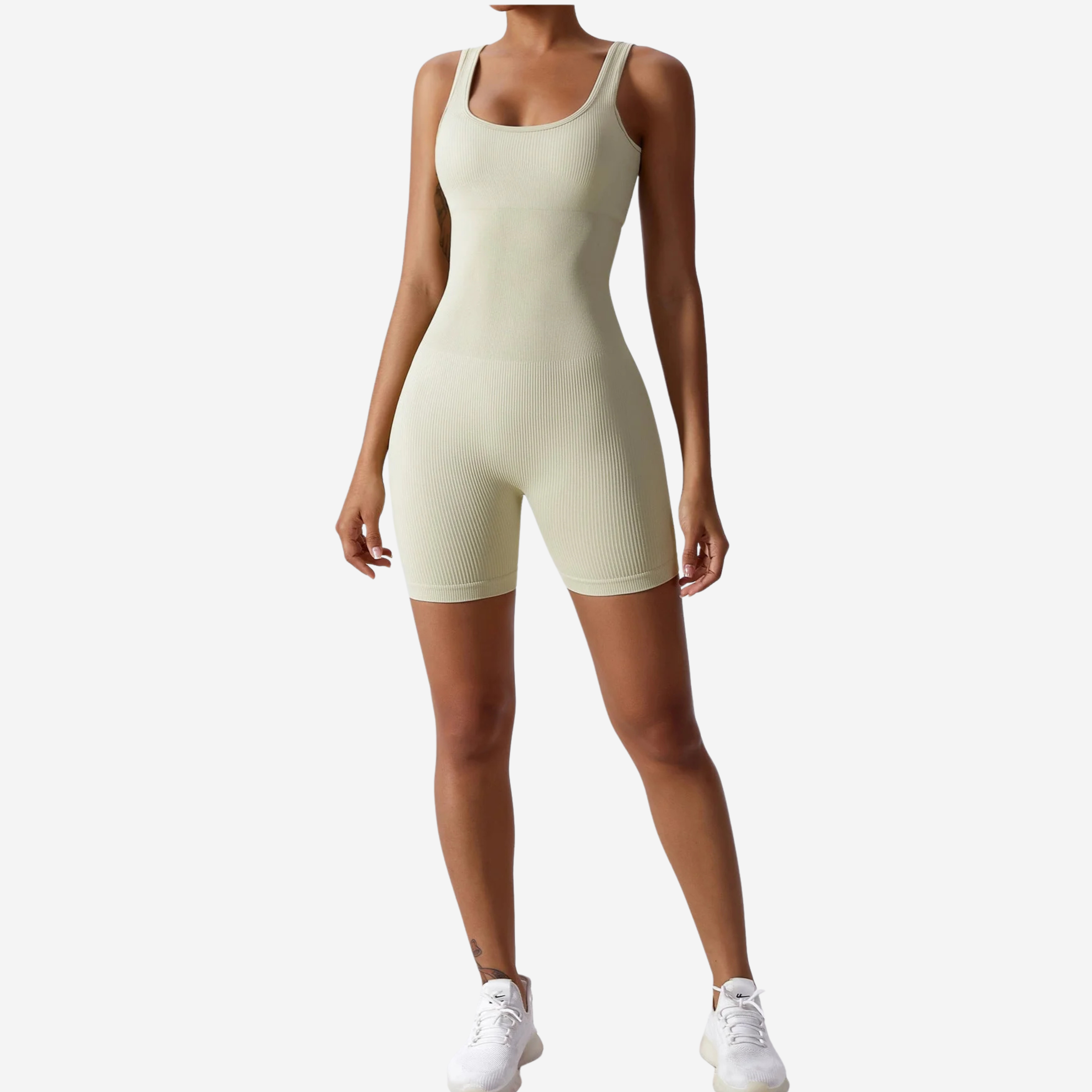 BootyPop Bodysuit (Non-Padded) | White