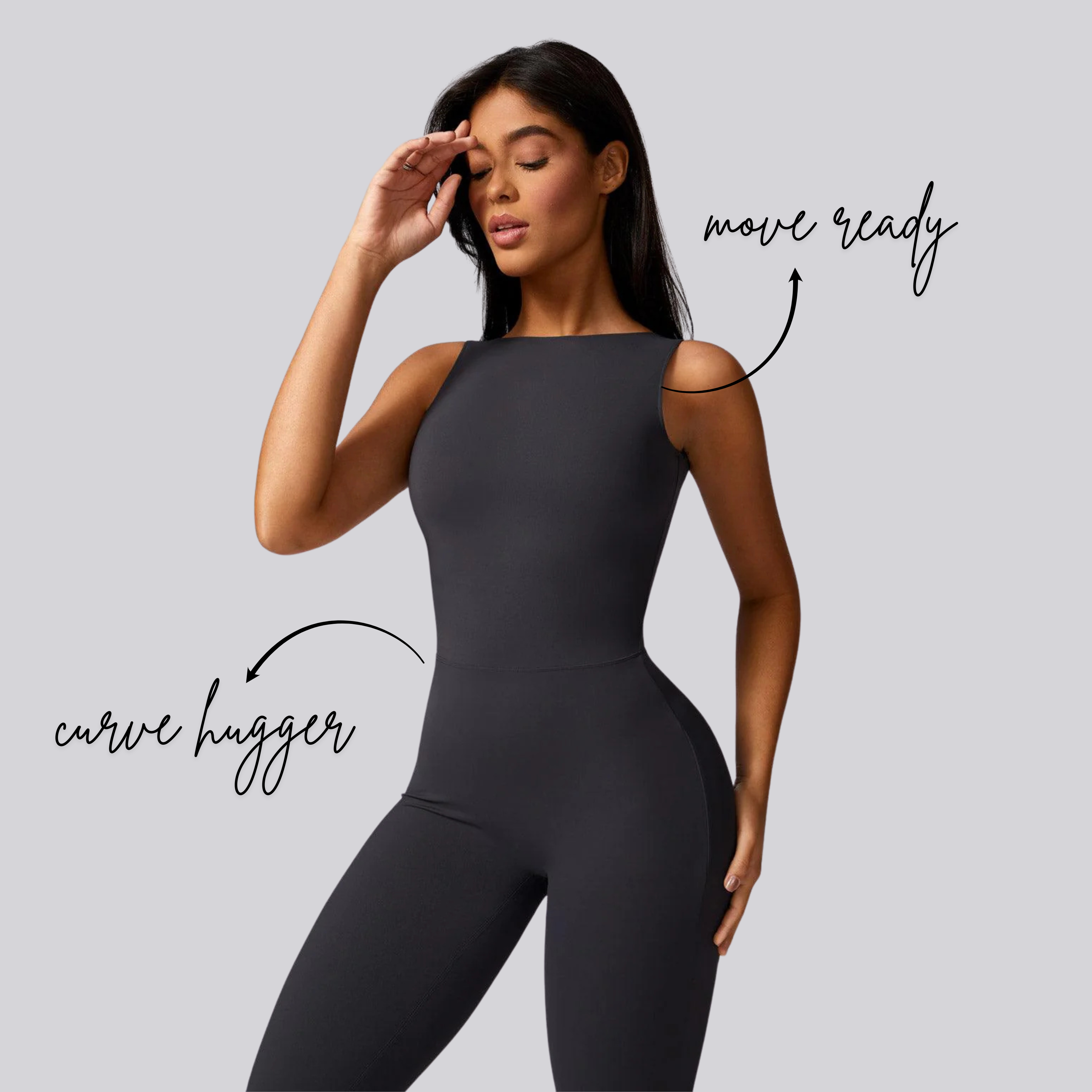FlareFit Bodysuit | Grey
