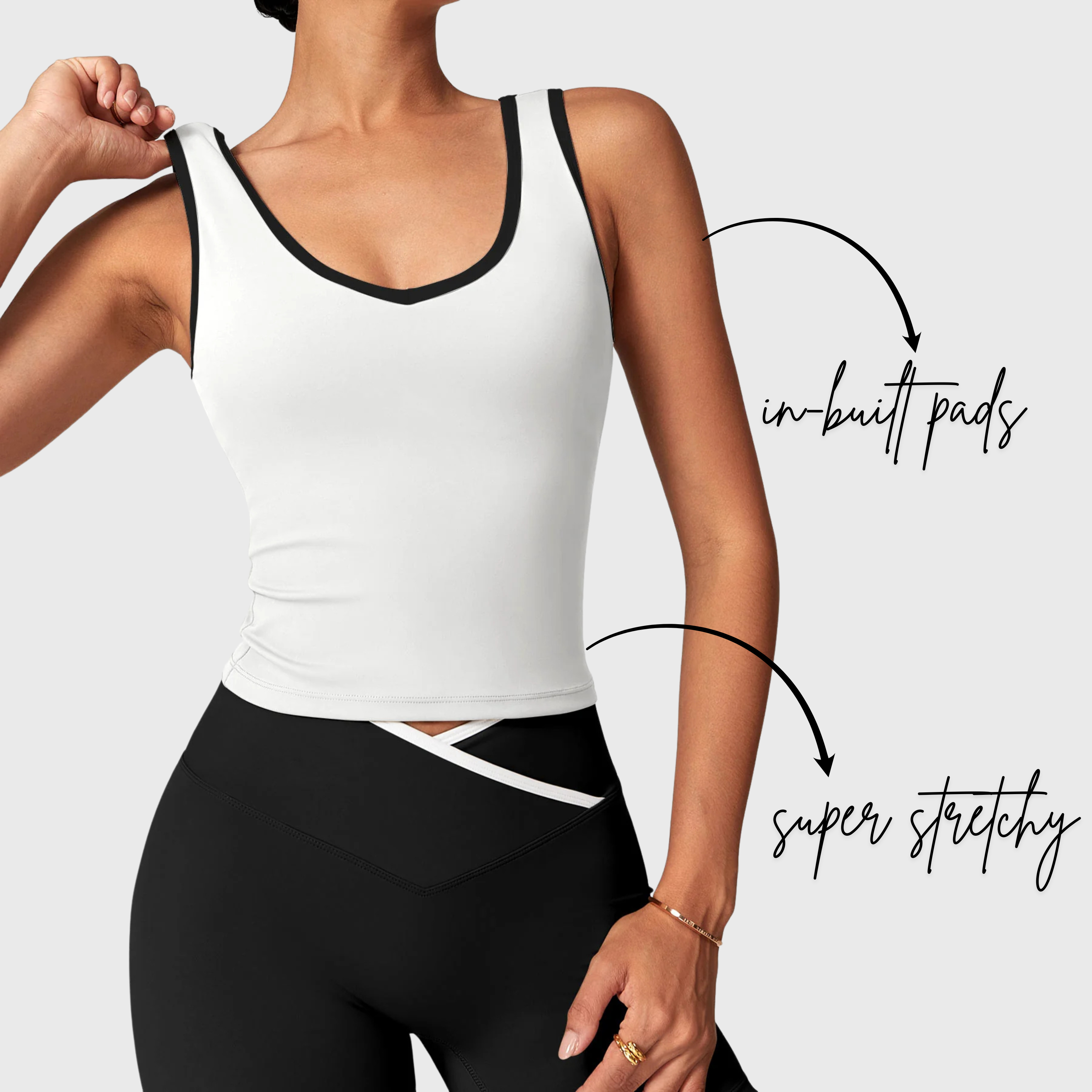 Core Seamless Set | Set of 2 - White
