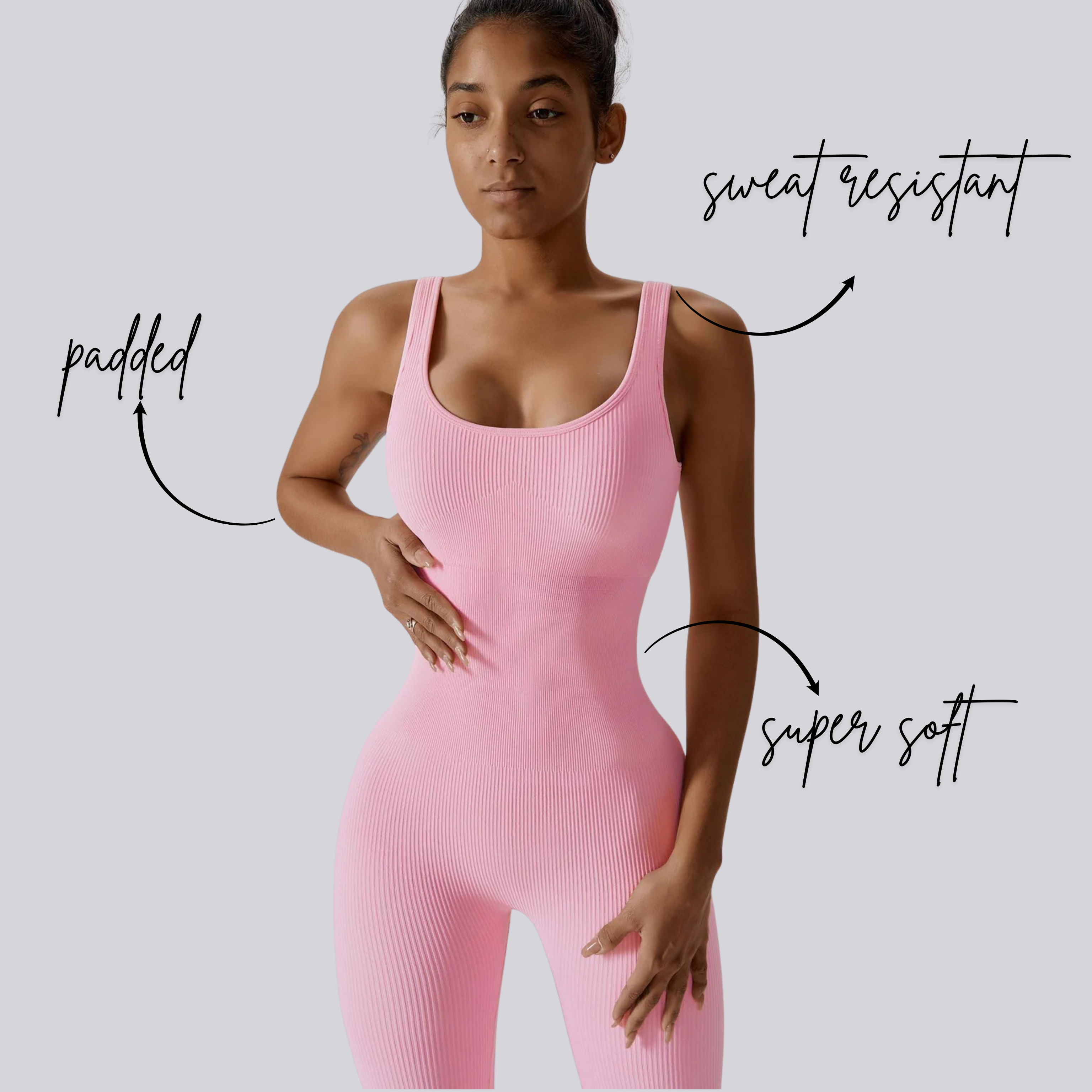 FlexIt Bodysuit | Pink