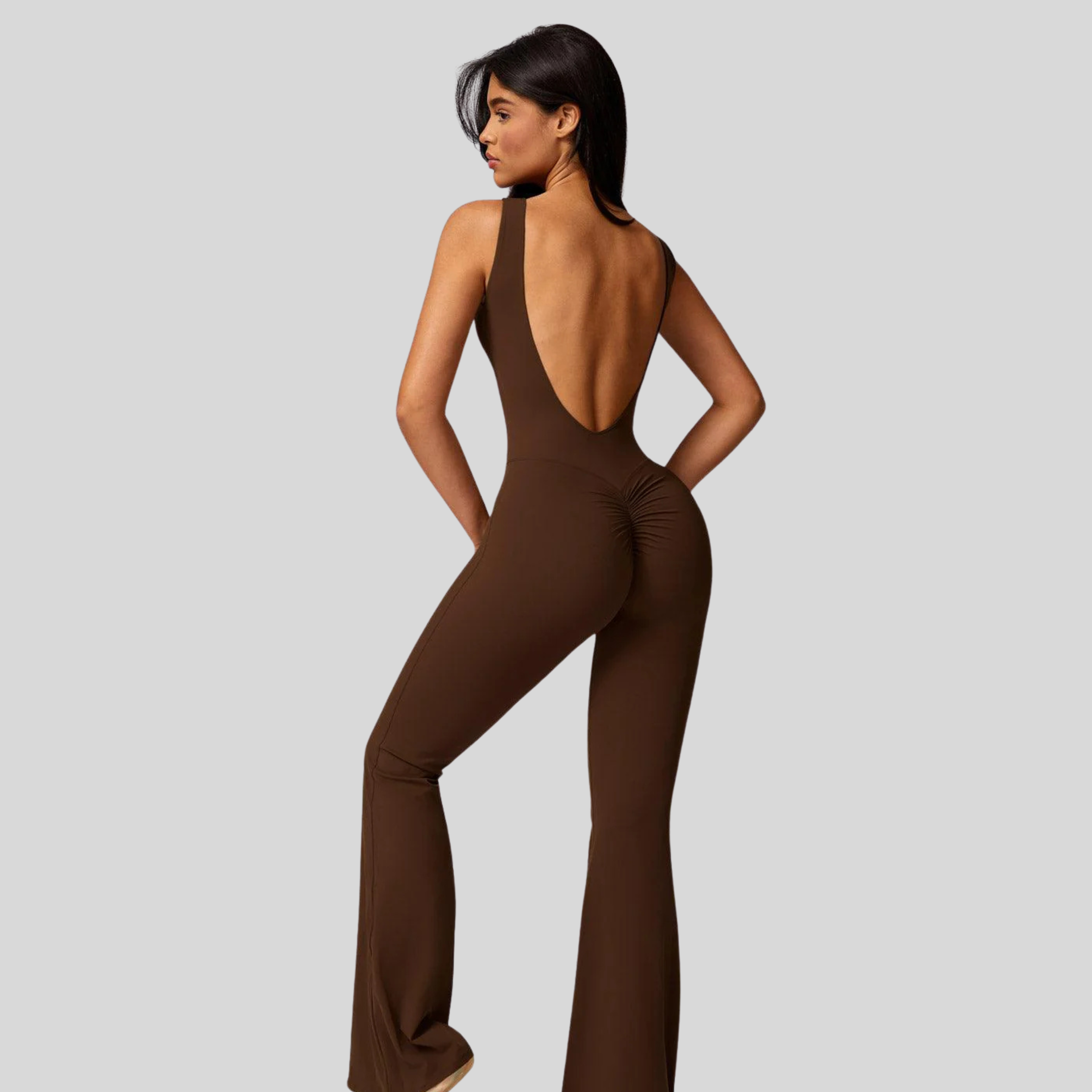 FlareFit Bodysuit | Brown