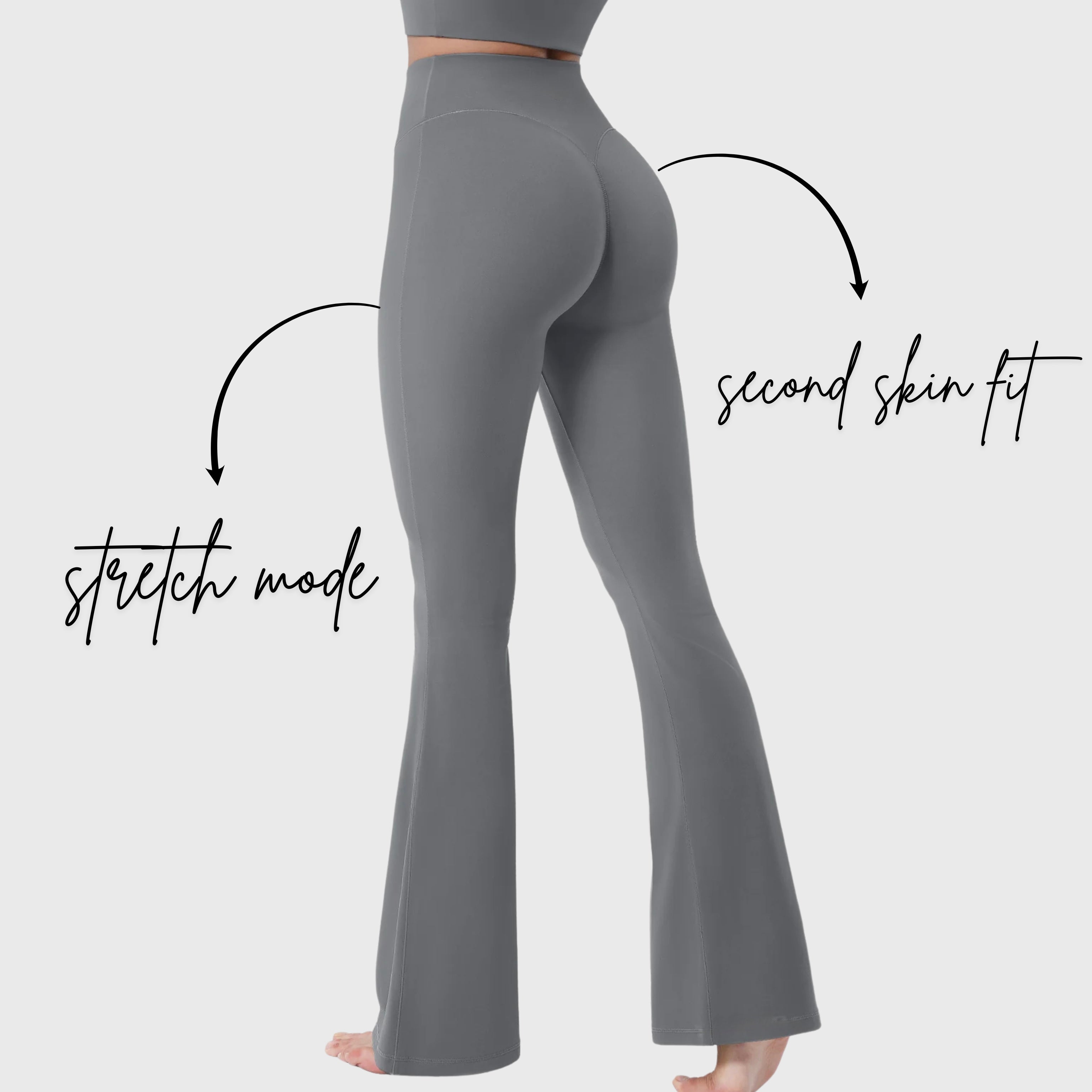 Sculpt Seamless Flare Leggings | Grey