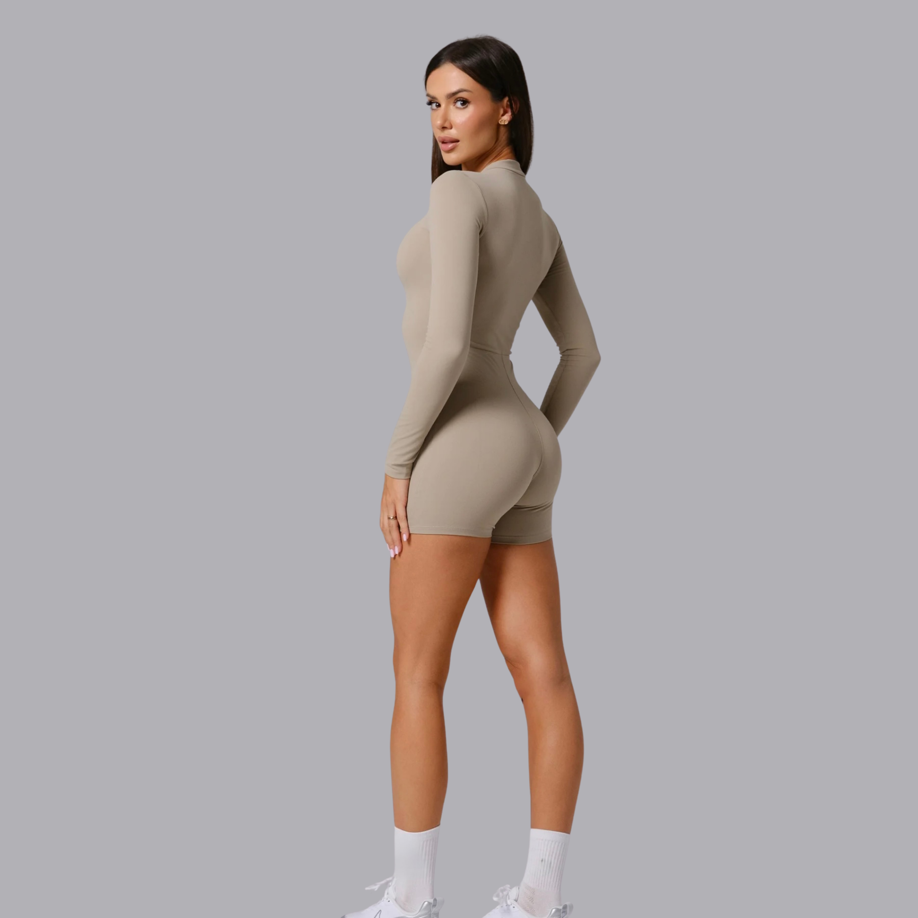 ZipFit Bodysuit | Beige