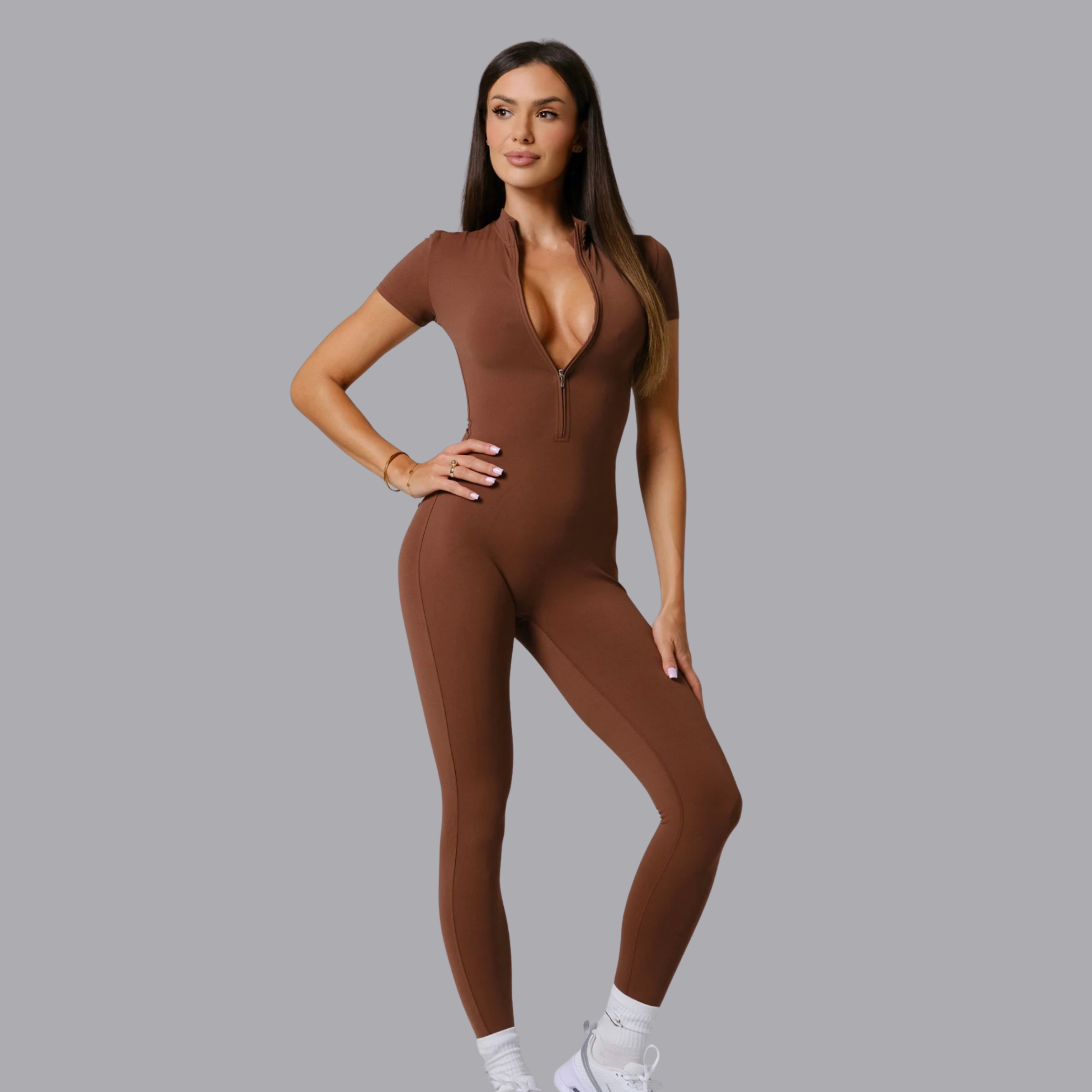 FlexiFit Bodysuit | Brown