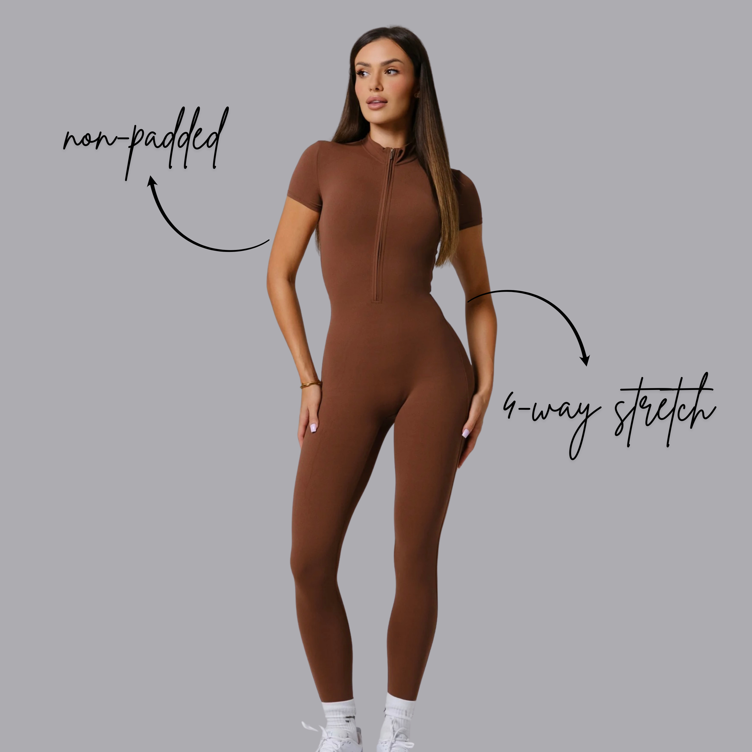 FlexiFit Bodysuit | Brown